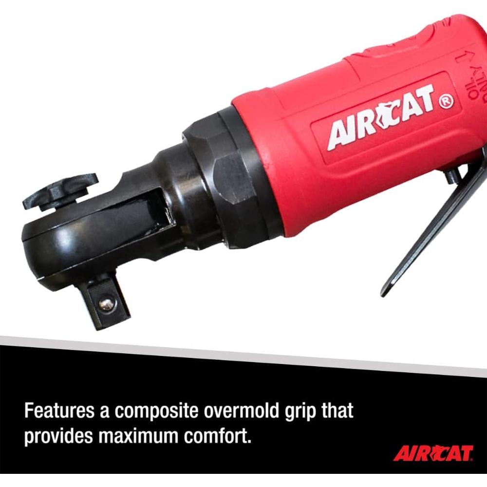 AirCat 807 3/8" Mini Palm Ratchet 35 ft-lb 350 RPM