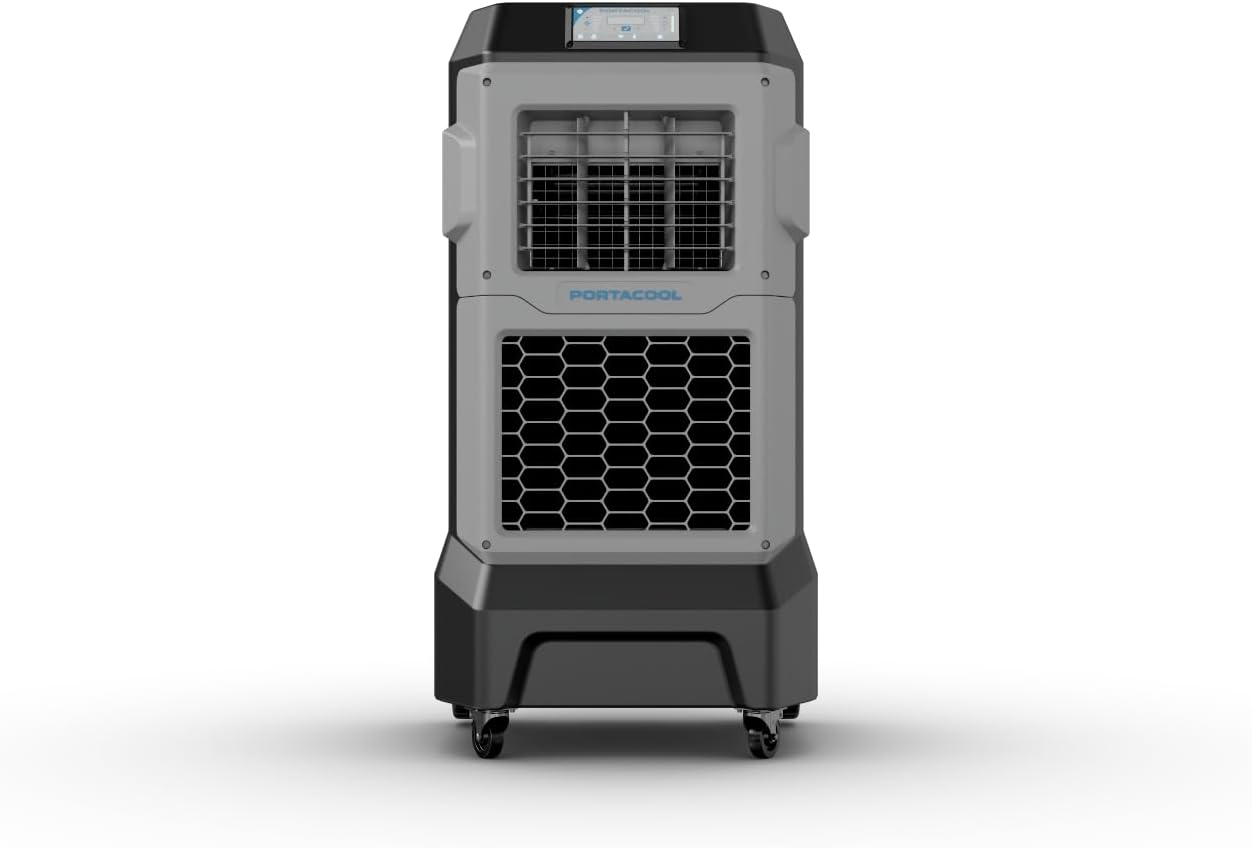 Portacool PACA07001A1 Apex 700 Evaporative Cooler With Coolsync Technology, Cooling Up To 700 Sq. Ft., 1400 Cfm, 22 Gallon Water Reservoir