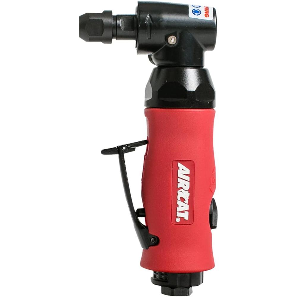 Meuleuse d'angle composite AirCat 6280 .7 hp avec verrouillage de broche. Petit. Rouge