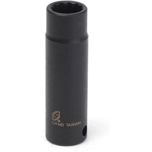 Sunex Tools 368209 3/8" Dr. 9mm 12 Point Deep Impact Socket