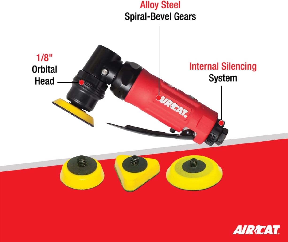 Ponceuse de précision AirCat 6320 petite rouge