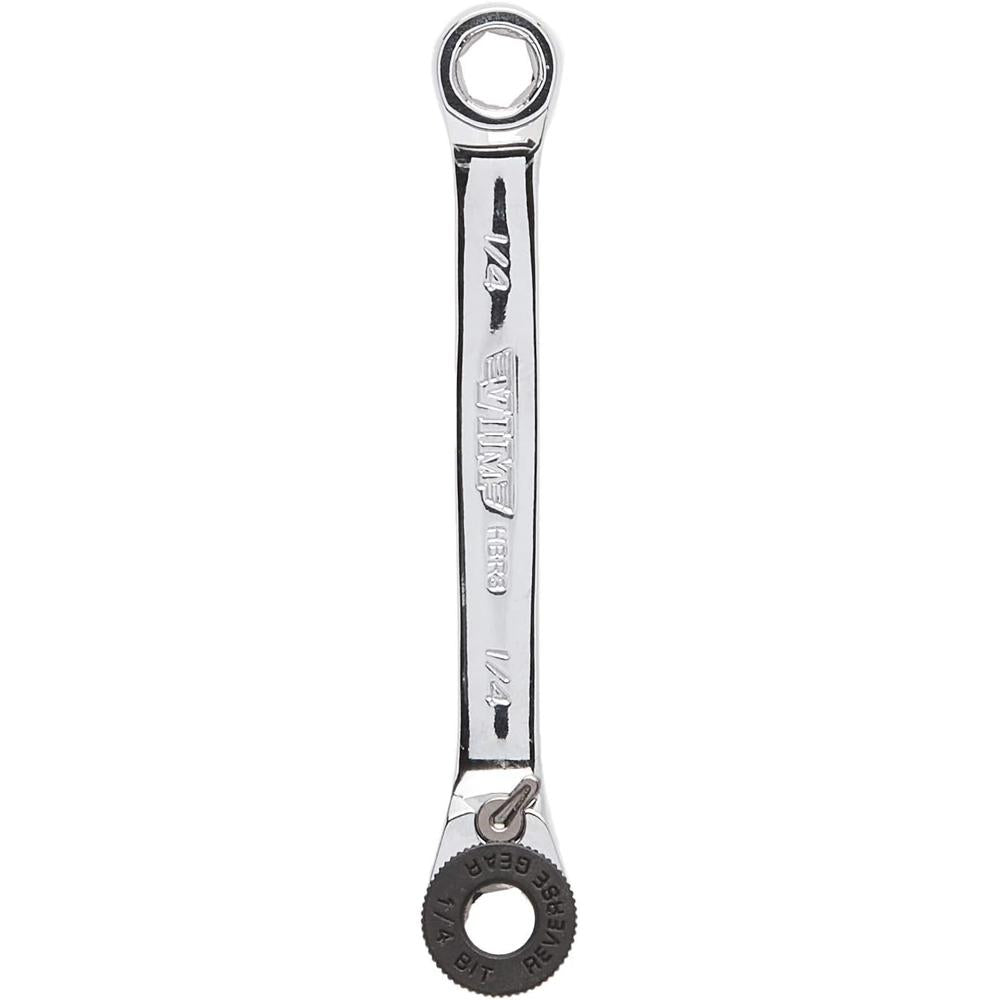 VIM Tools HBR3 Hex Bit Ratchet, 1/4" Hex Drive Both Ends