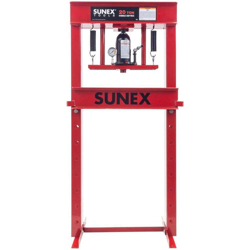 Sunex Tools 5720 Fully-Welded Manual Hydraulic Shop Press, 20 Tons