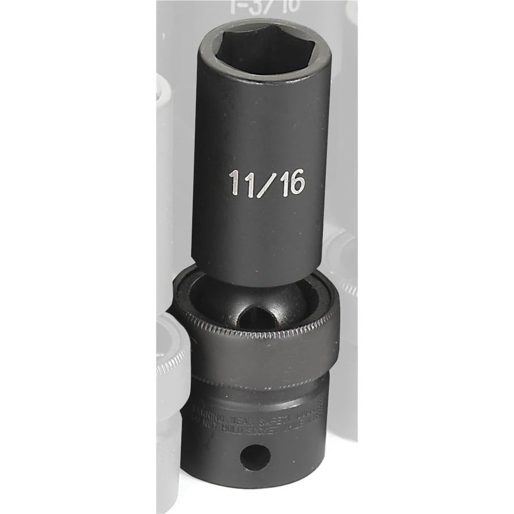 Grey Pneumatic 2022UD 1/2" Drive X 11/16" Deep Universal