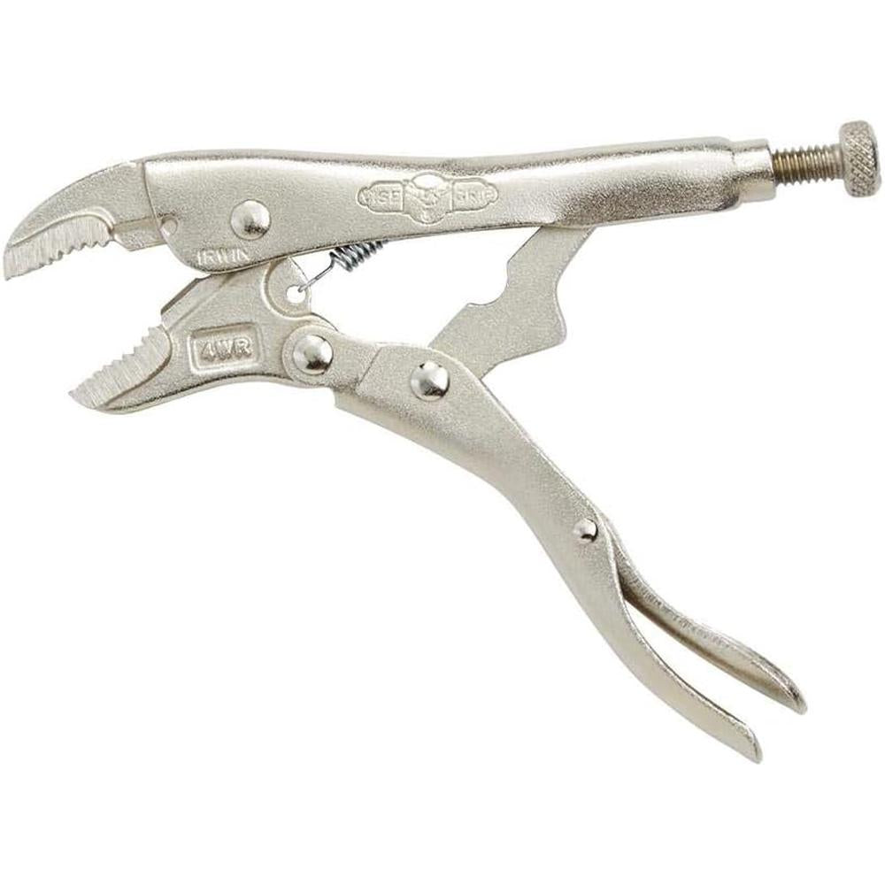 IRWIN VISE-GRIP 1002L3 4" Curved Jaw Locking Pliers with Wire Cutter