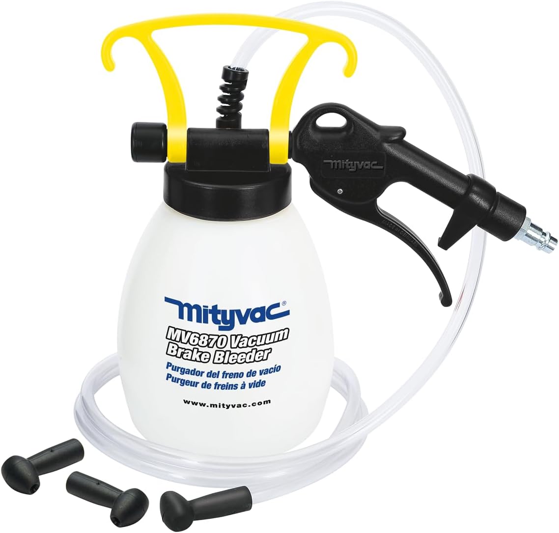 Mityvac MV6870 Purgeur de frein à vide, blanc, noir