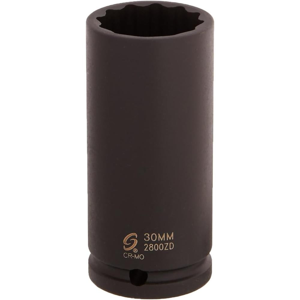 Sunex Tools 2800ZD 30-mmm 12-Point Deep Spindle Impact Socket