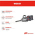 Ingersoll Rand W9691 Cordless, Impact Wrench, 20V DC, 3,000 ft-lb Breakaway Torque