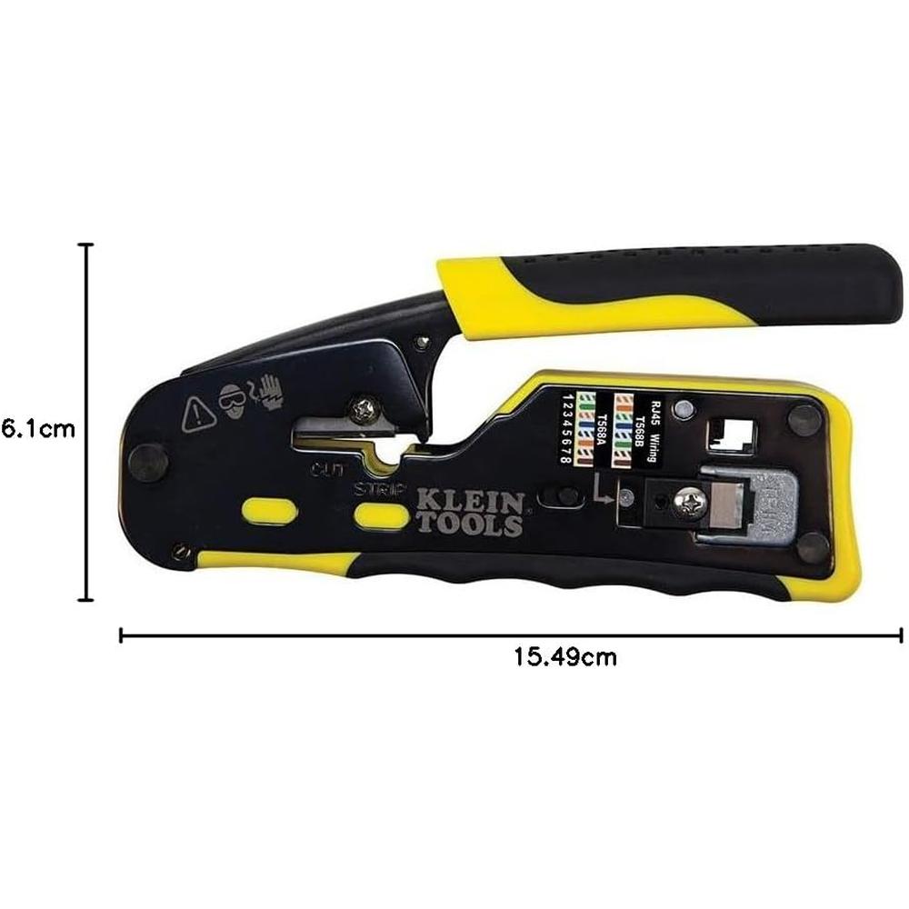 Klein Tools VDV226110 PASS THRU RJ45 CRIMP TOOL