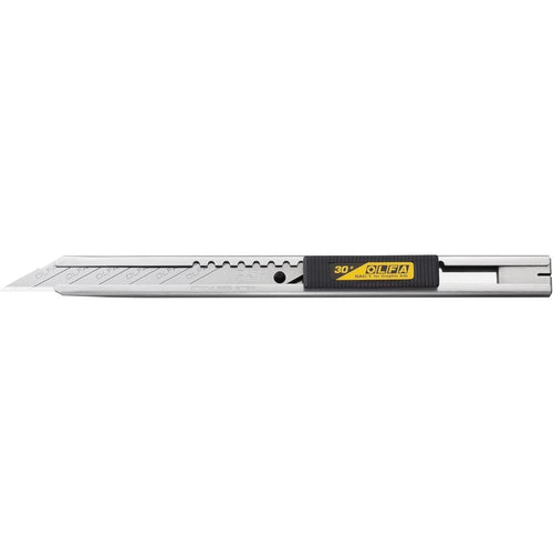 Olfa SAC-1 9mm Stainless-Steel Graphics Knife with 30-Degree Precision Blade