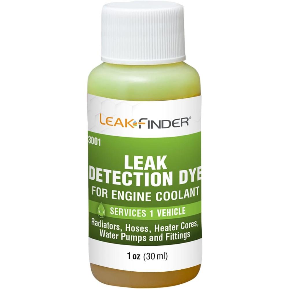 LeakFinder LF3001 COOLANT LEAK DETECTION DYE, (6) 1 OZ (30 ML) BOTTLES