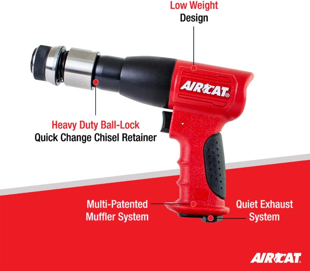 AirCat 5100-A-T Composite Medium Stroke Air Hammer 3,000 BPM