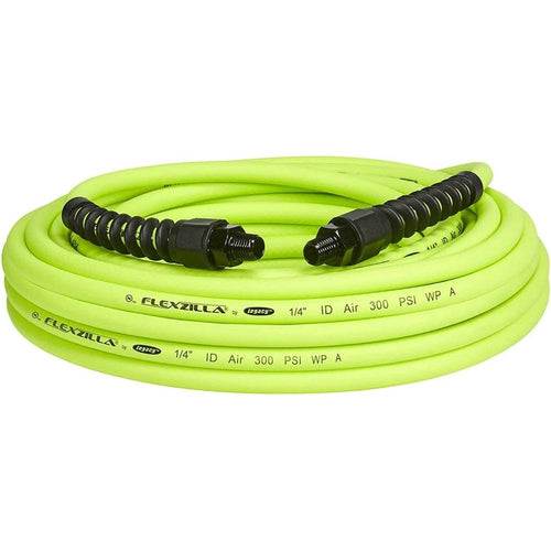 Legacy Manufacturing HFZP1450YW2 Tuyau d'air Flexzilla Pro, 1/4" X 50', raccords MNPT 1/4"