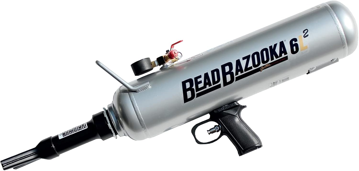 Gaither GBB6L2 6-Liter Bead Bazooka with 2" RAR Valve