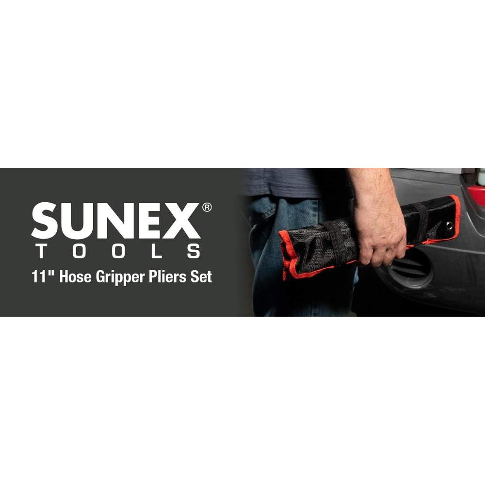 Sunex Tools 3703V 11" Hose Gripper Plier Set