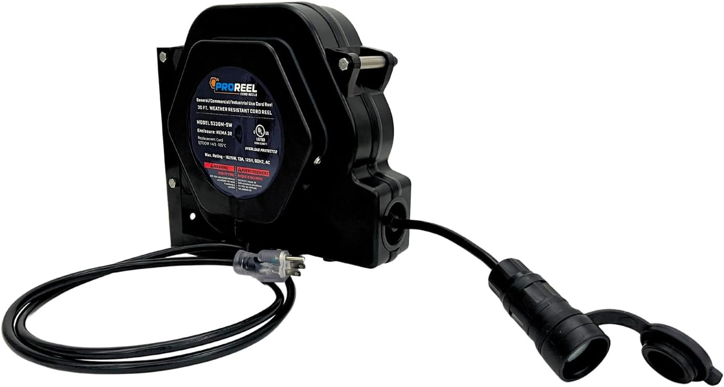 Alert Stamping 5330M-SW INDOOR/OUTDOOR REEL - SJTOOW 14/3 30FT.