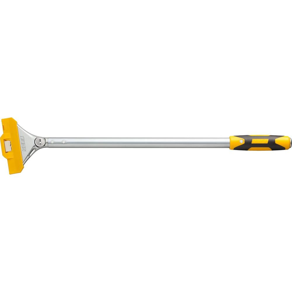 Olfa XSR-600 24" Long Extra Heavy Duty Scraper, 4" Wide Dual-Edge Blade, Steel Striking End, Rubber Grip