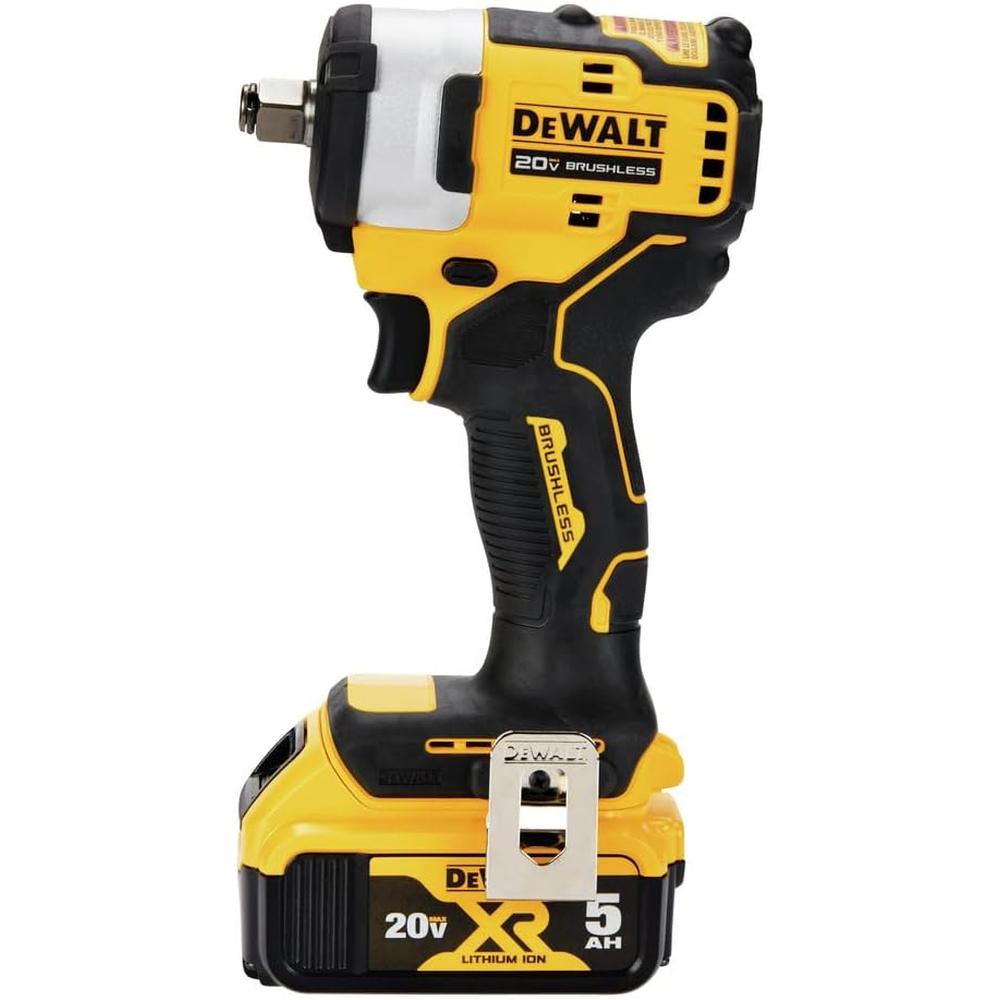 DEWALT DCF911P2 Clé à chocs sans fil 20 V MAX* 1/2 po avec kit d'enclume à anneau de porc