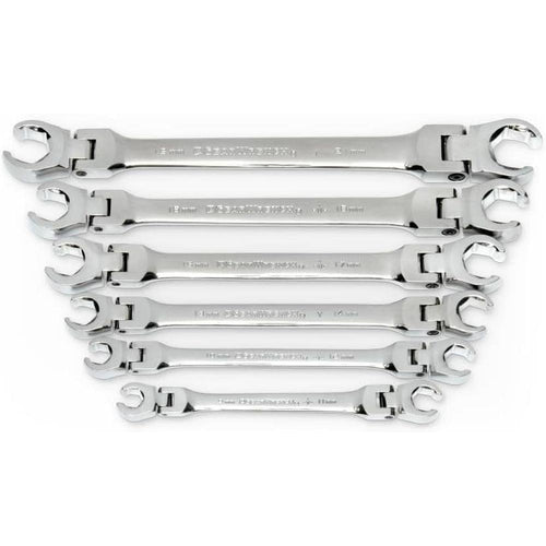 GearWrench 81911 Jeu de 6 clés à écrous évasés flexibles métriques