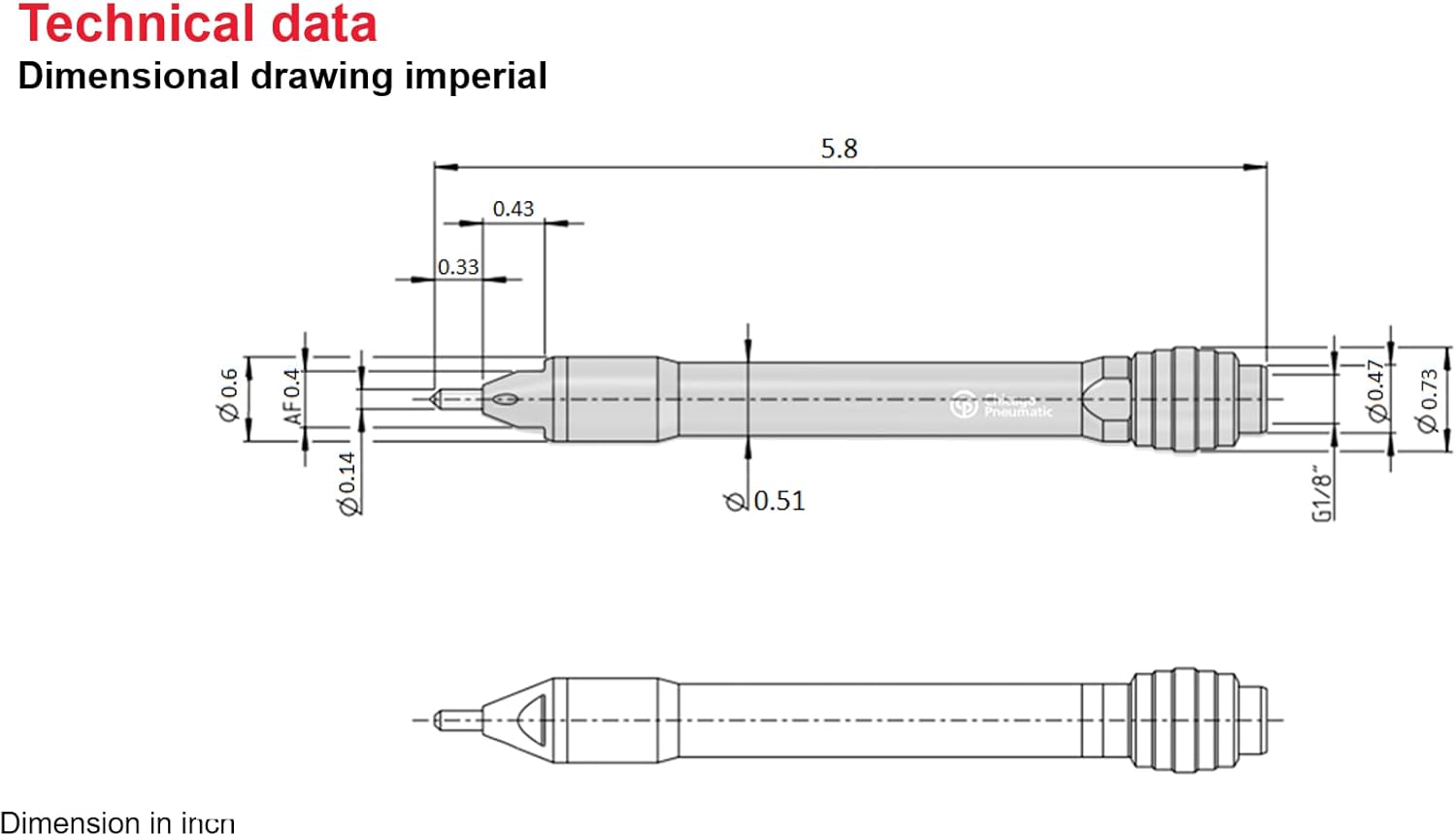 Chicago Pneumatic 9161 ENGRAVING PEN