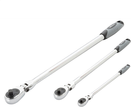 Ezred MR482XLF Jeu de 3 cliquets XL – MR1412F / MR3818F / MR1224F, flexible non verrouillable, prise confortable