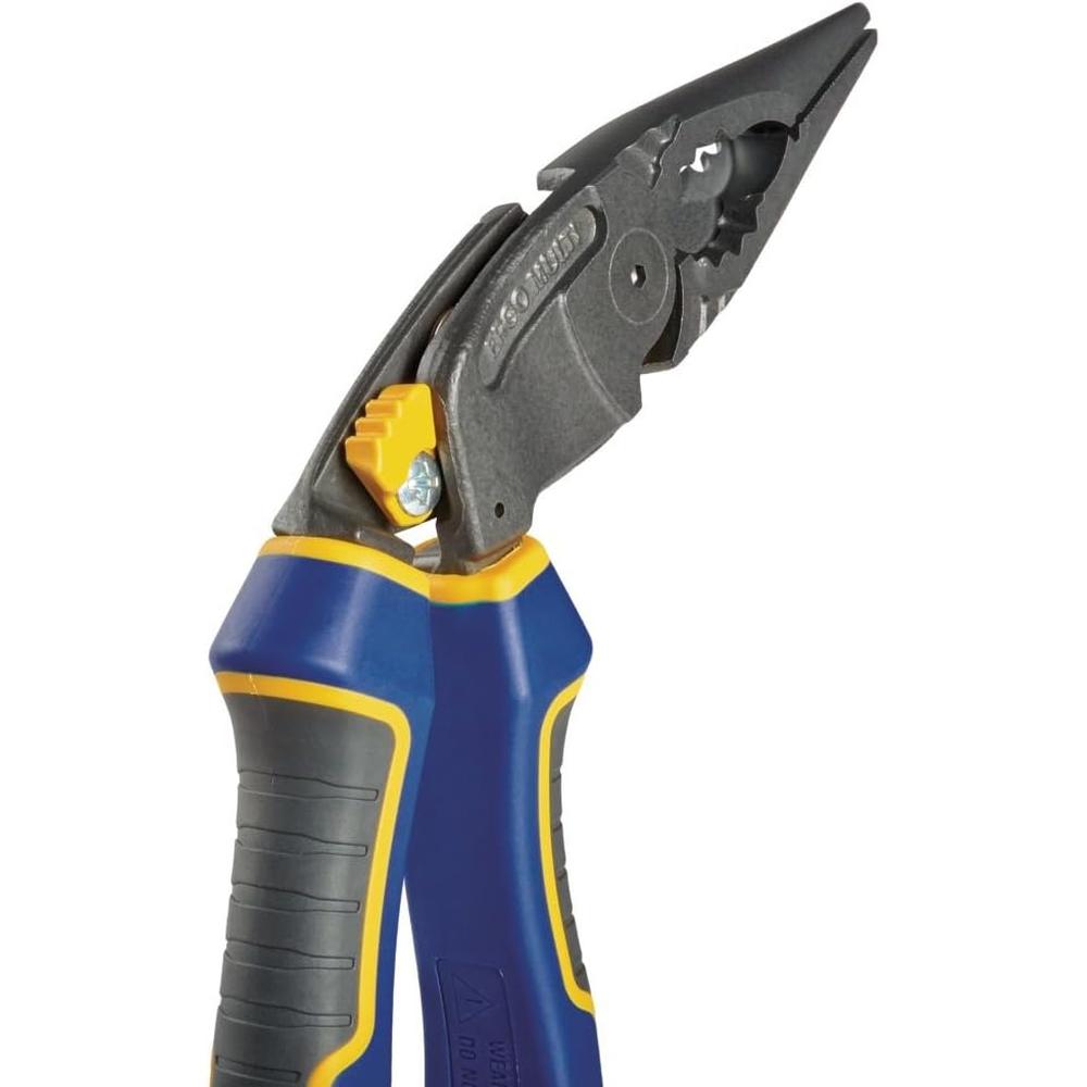 Irwin Tools 1902419 Vise-Grip 8" ERGOMULTI LNG NOSE PLR W/WIRE STRIPPER/CRIMPER