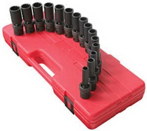 Sunex Tools 318MRD 3/8" Dr. 18mm Semi-Deep Impact Socket