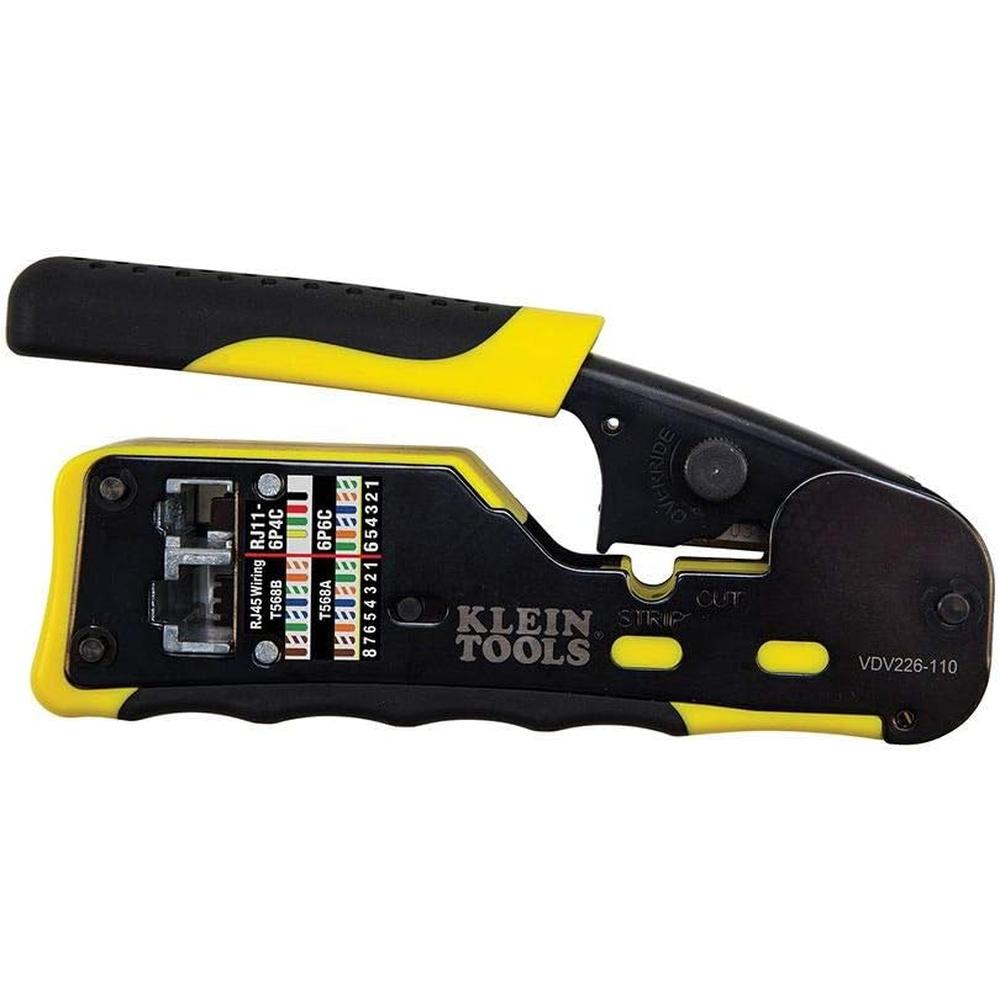 Klein Tools VDV226110 PASS THRU RJ45 CRIMP TOOL