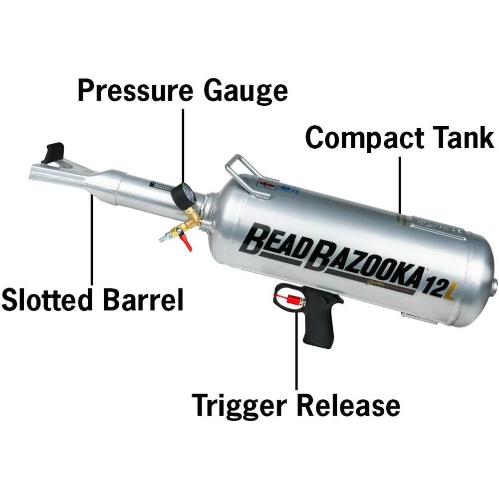 Gaither Tool Co., Inc. GBB12L Trigger-Style 12-Liter Handheld Bead Bazooka