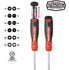 Megapro Tools 211R2CTPRD Megapro Tamperproof Ratcheting 13 In 1 Multi-Bit Screwdriver