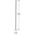 Polyvance R02-01-03-BK POLYPROPYLENE ROD, 1/8" DIAMETER, 30 FT., BLACK