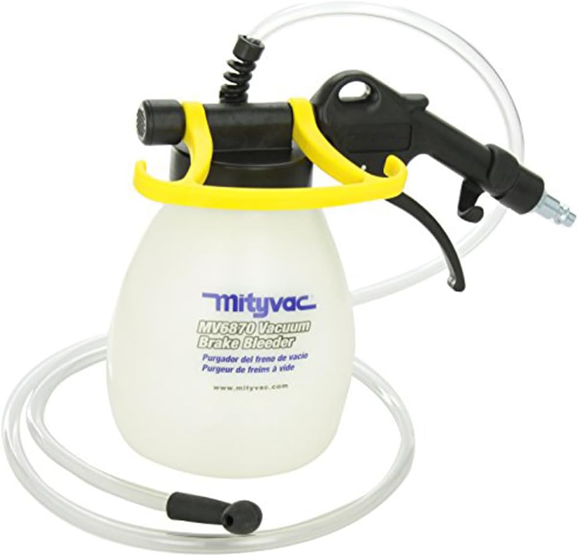 Mityvac MV6870 Purgeur de frein à vide, blanc, noir