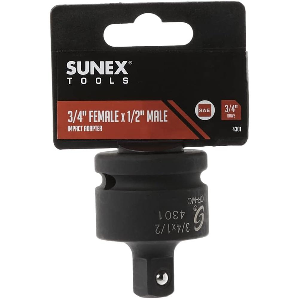 Sunex 4301 3/4-Inch Female 1/2-Inch Male Impact Socket Adapter