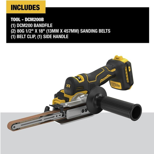 Dewalt DCM200B 20V Max XR 18 po. Fichier de bande (outil uniquement)