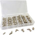 ATD Tools ATD-357 110-Piece Grease Zerk Fitting Assortment in plastic storage case with straight, 45-degree, and 90-degree fittings