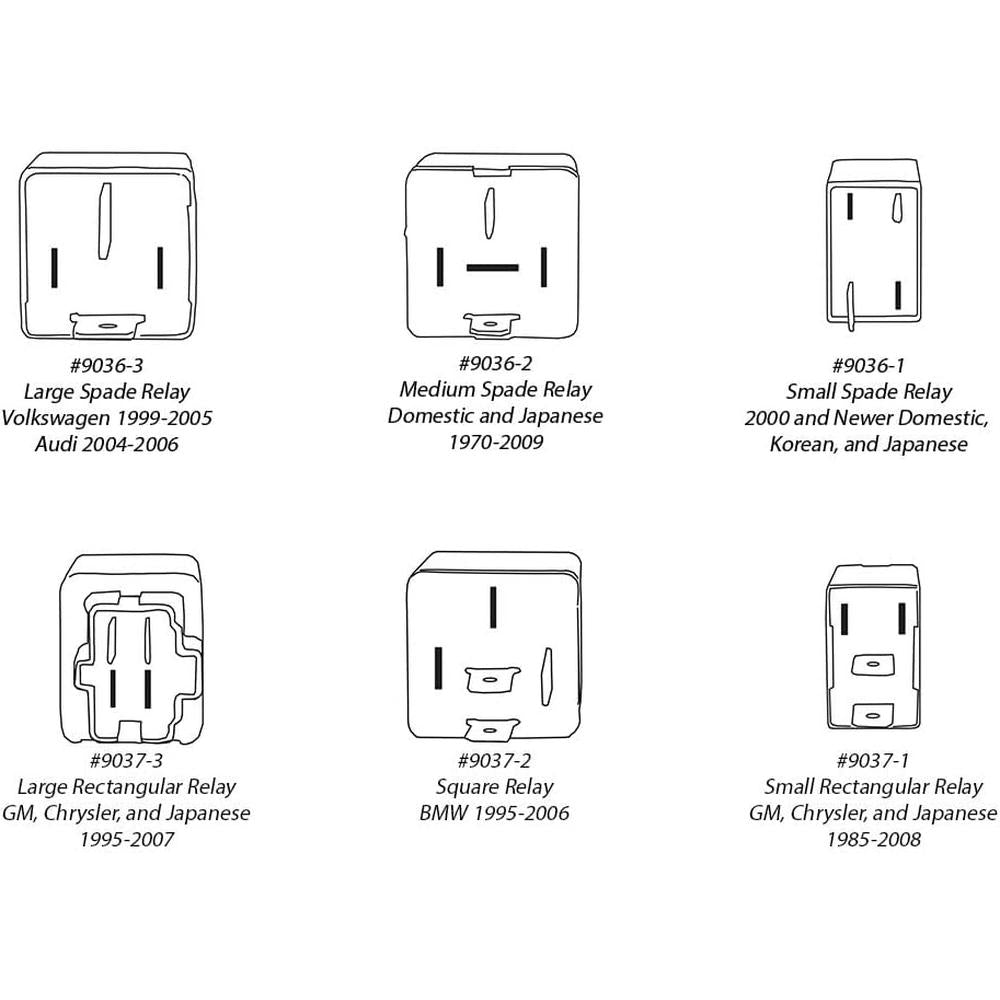 IPA - 9038 Diagnostic Scan Tool, Plastic, 6 Pc Black
