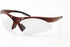 SAS Safety 540-0000 Diamondbacks Safety Glasses - Red Frame - Clear Lens - Polybag