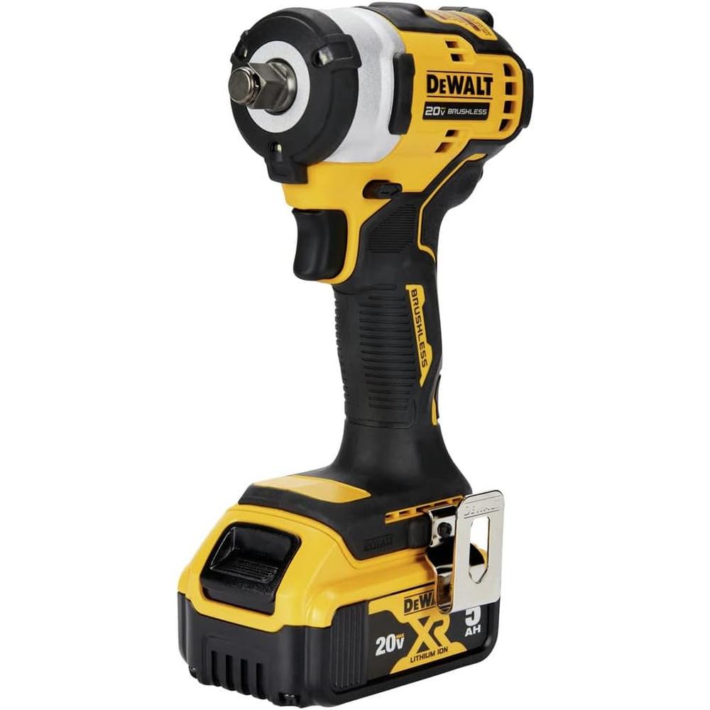 DEWALT DCF911P2 Clé à chocs sans fil 20 V MAX* 1/2 po avec kit d'enclume à anneau de porc