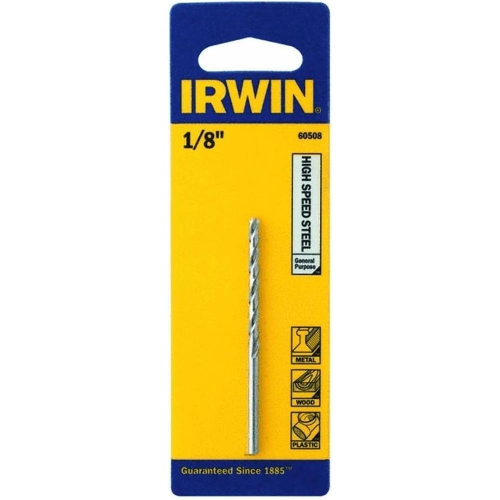 Irwin Tools 60508 DRL 1/8 GP JL 118' BRT CARDED