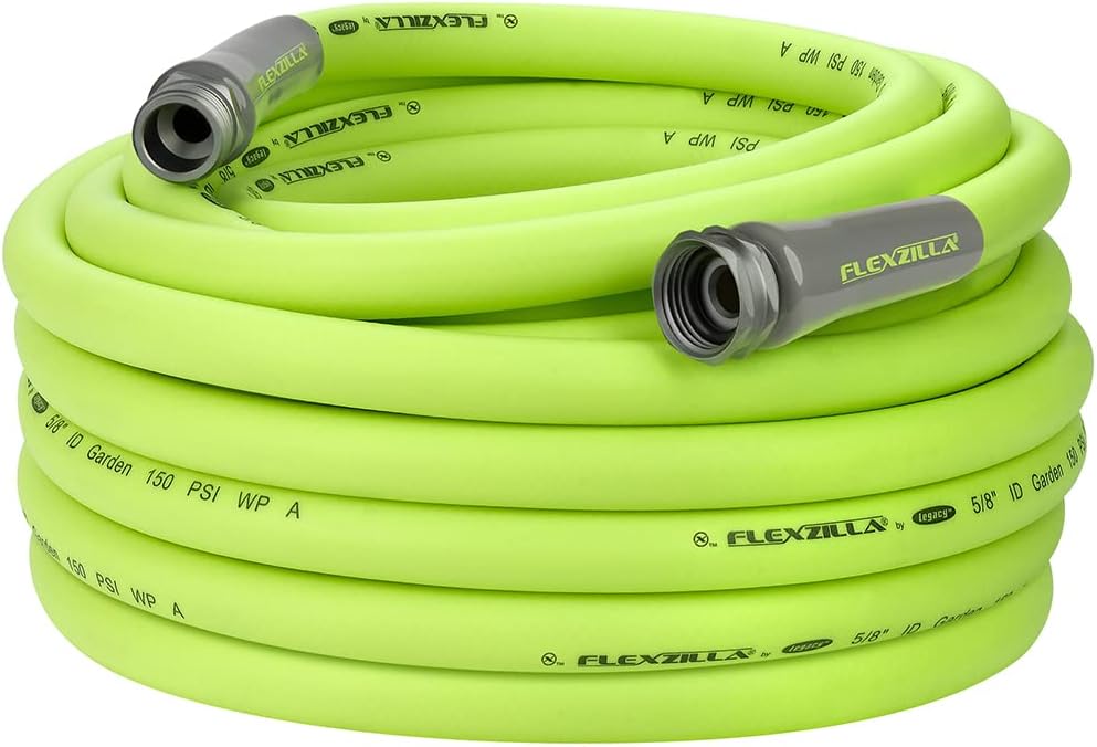 Legacy Manufacturing HFZG575YW Tuyau d'arrosage Flexzilla, 5/8" X 75', 3/4" - 11 1/2 GHT Raccords
