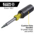 Klein Tools 32500MAG 11-IN-1 MAGNETIC SCREWDRIVER