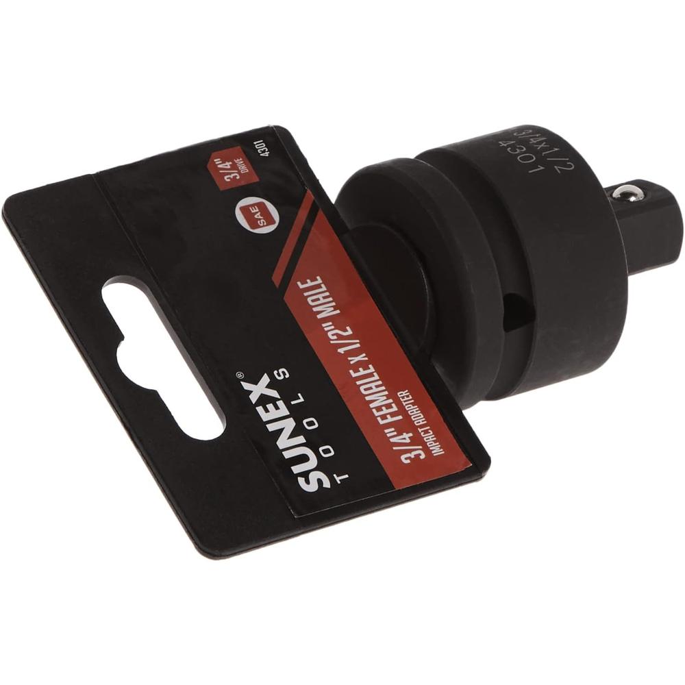 Sunex 4301 3/4-Inch Female 1/2-Inch Male Impact Socket Adapter