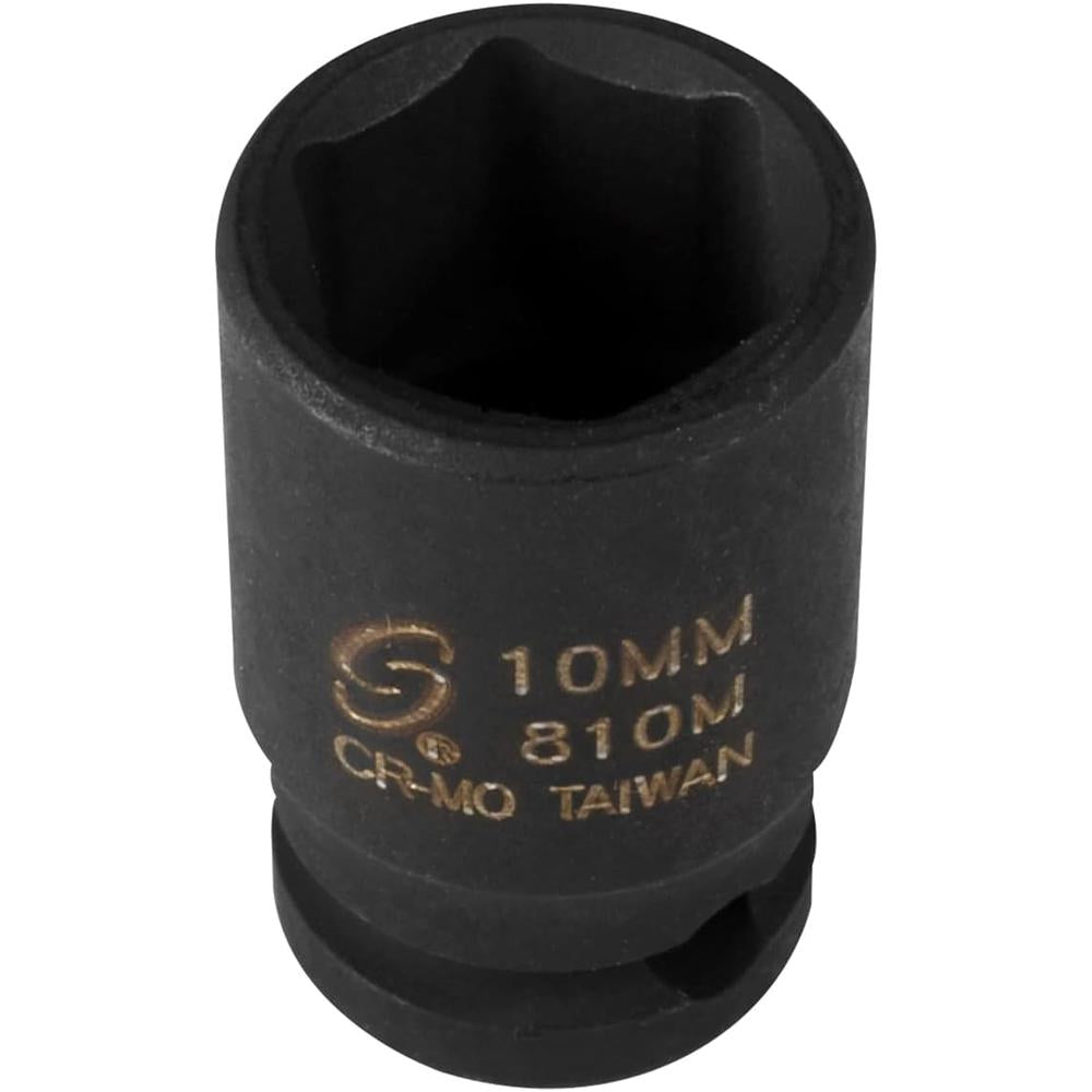 Sunex Tools 810M 1/4 in. Drive 10-mm Impact Socket