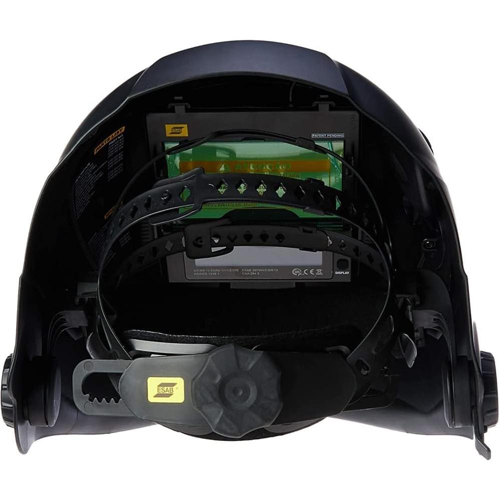 ESAB 0700000800 Casque de soudage Sentinel A50, noir, zone de visualisation de 3,93 x 2,36 po (100 x 60 mm).