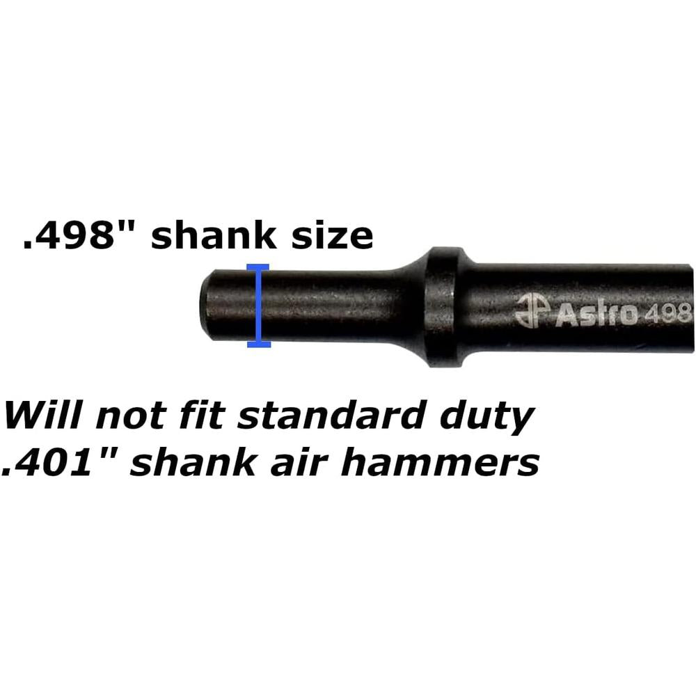 Astro Pneumatic 49804 0,498 MARTEAU PNEUMATIQUE À TIGE 1/2" BOLT BUSTER
