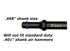 Astro Pneumatic 49818H 18" LONG 0.498 SHANK PNEUMATIC HAMMER BIT, 1" DIAMETER