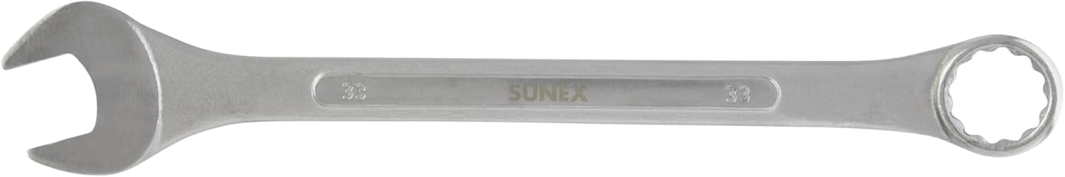 Sunex Tools 946A 46mm Raised Panel Jumbo Combination Wrench - Open and Box End, CR-MO Alloy Steel