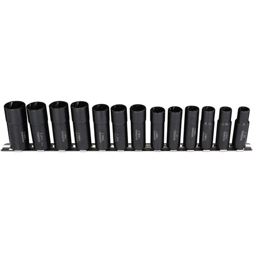 LTI Tools 4700 13 Piece 3/8" Drive Deep Well Twist Socket Damaged Fastener Removal System( Includes Twist Sockets 4510-D-4519-D & 4620-D-4623-D)