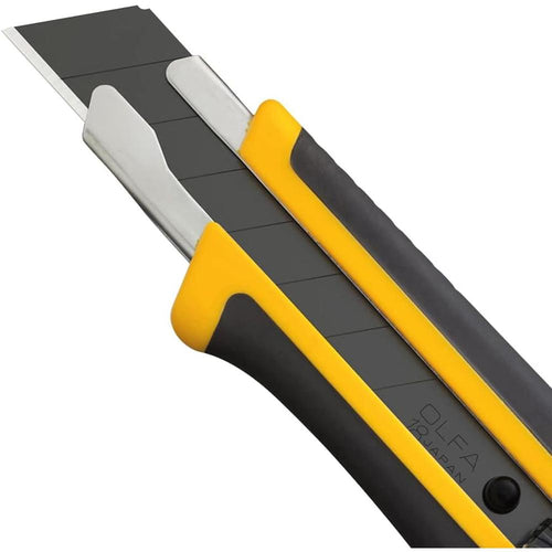 Olfa 9069 LBB-50B 18 mm UltraSharp Black Snap-Off Heavy Duty Blade. Paquet de 50