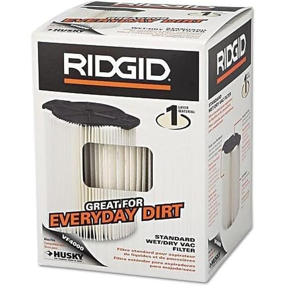 Ridgid 72947 Filter, Vf4000 Std Vac Paper